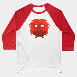 Cute Lion Tamarin Baseball T-Shirt